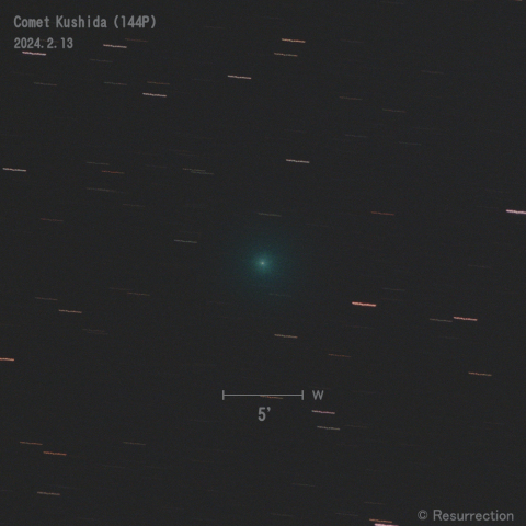 串田彗星 (144P) 2024.2.13