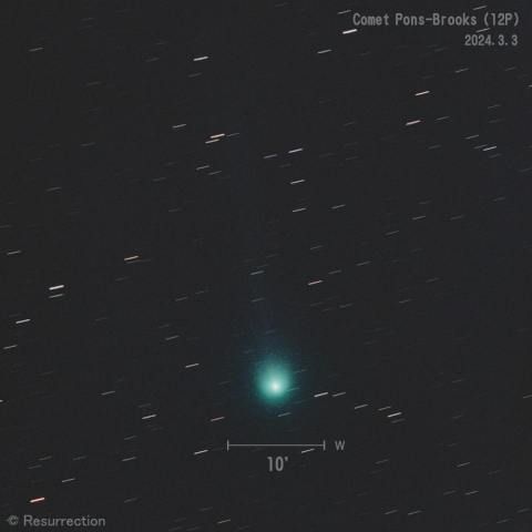 Pons-Brooks彗星 (12P)  2024.3.3