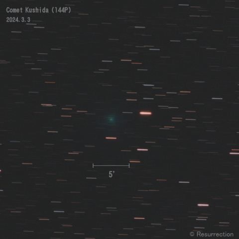 串田彗星 (144P) 2024.3.3