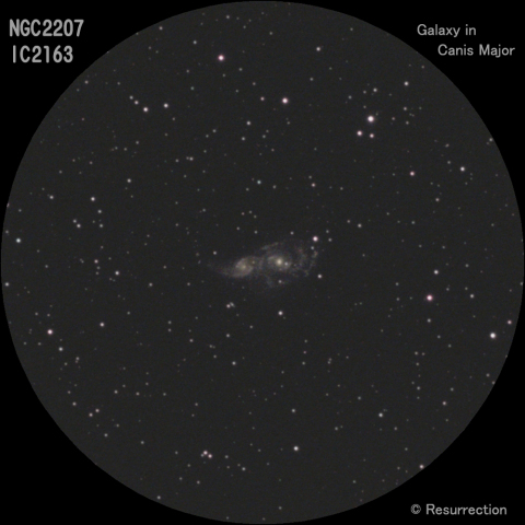 NGC2207 , IC2163