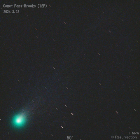 Pons-Brooks彗星 (12P)  2024.3.22