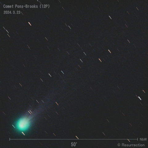 Pons-Brooks彗星 (12P)  2024.3.23