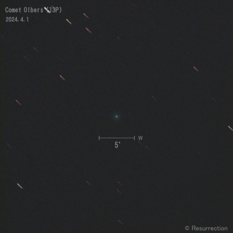 オルバース彗星 (13P)  2024.4.1