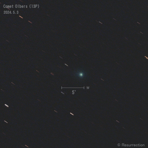 オルバース彗星 (13P)  2024.5.3