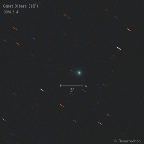 オルバース彗星 (13P)  2024.5.4