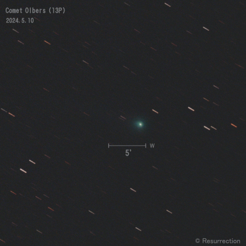 オルバース彗星 (13P)  2024.5.10