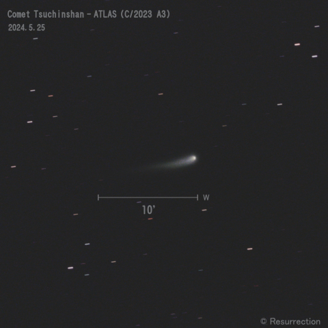 紫金山-アトラス彗星 (C/2023 A3)  2024.5.25