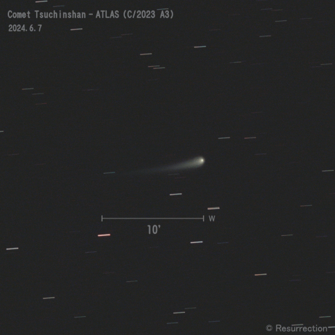 紫金山-アトラス彗星 (C/2023 A3)  2024.6.7