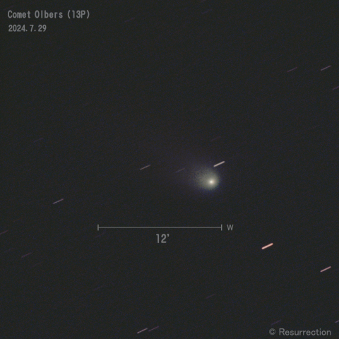 オルバース彗星 (13P) 2024.7.29