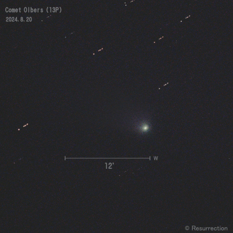 オルバース彗星 (13P) 2024.8.20