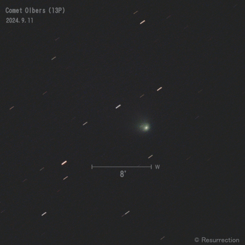 オルバース彗星 (13P) 2024.9.11