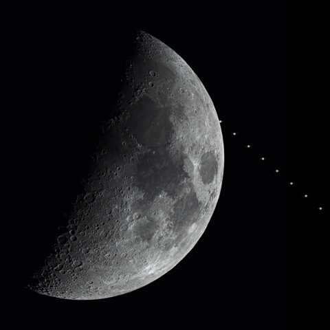 土星食　出現 ①  2024.12.8