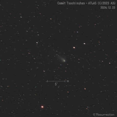紫金山-アトラス彗星 (C/2023 A3)  2024.12.23