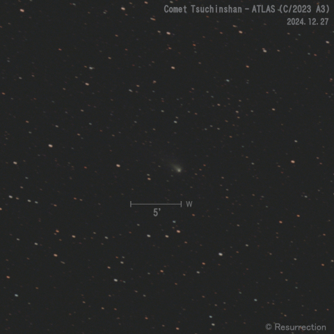 紫金山-アトラス彗星 (C/2023 A3)  2024.12.27