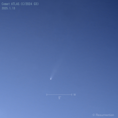 アトラス彗星 (C/2024 G3)  2025.1.13