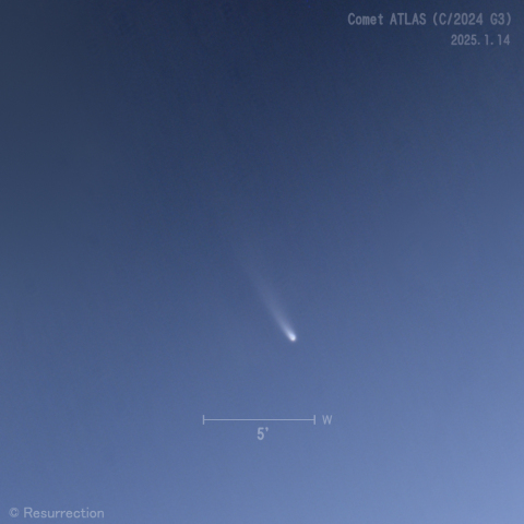 アトラス彗星 (C/2024 G3)  2025.1.14