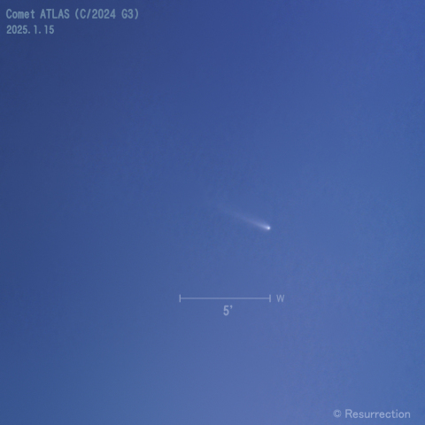 アトラス彗星 (C/2024 G3)  2025.1.15