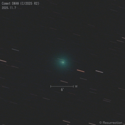 スワン彗星 (C/2025 R2) 2025.11.7