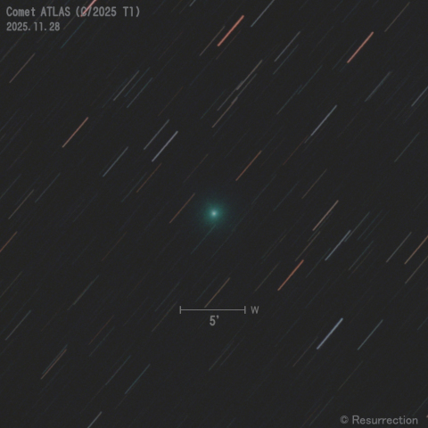 アトラス彗星 (C/2025 T1)  2025.11.28