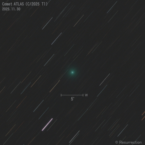 アトラス彗星 (C/2025 T1)  2025.11.30