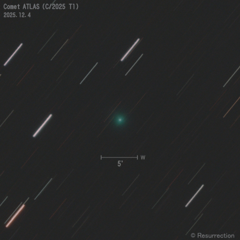 アトラス彗星 (C/2025 T1)  2025.12.4
