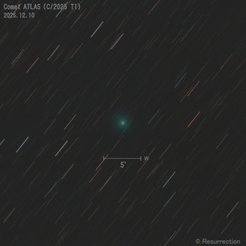 アトラス彗星 (C/2025 T1) 2025.12.10