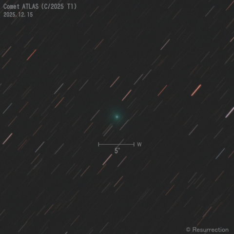 アトラス彗星 (C/2025 T1)  2025.12.15