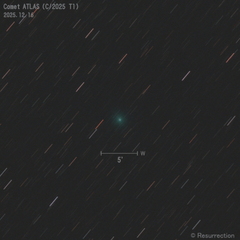 アトラス彗星 (C/2025 T1) 2025.12.16