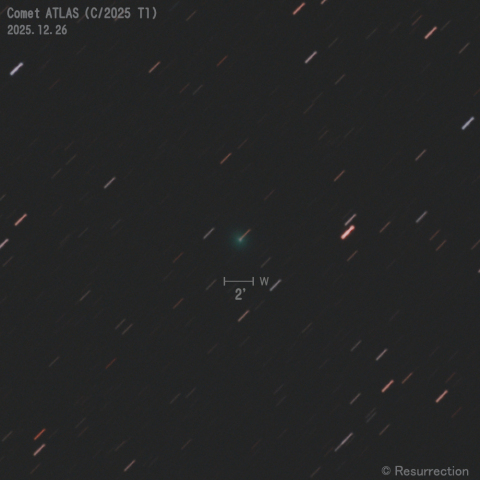 アトラス彗星 (C/2025 T1)  2025.12.26