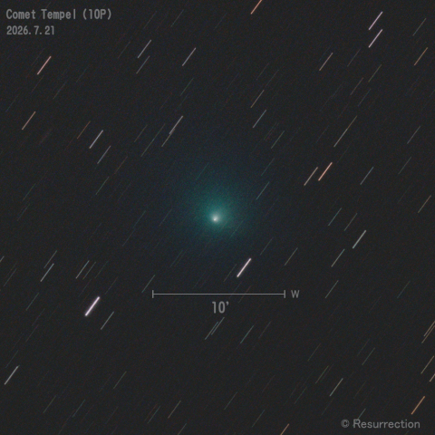 テンペル第２彗星 (10P) 2026.7.21