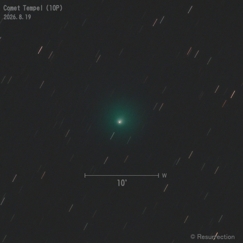 テンペル第２彗星 (10P) 2026.8.19