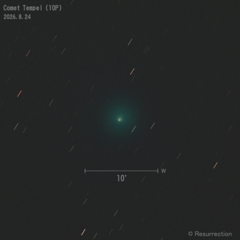 テンペル第２彗星 (10P) 2026.8.24