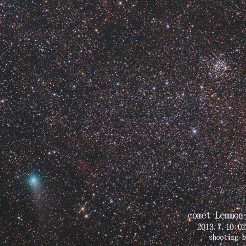 7/10 レモン彗星 ～ M52 & NGC7635