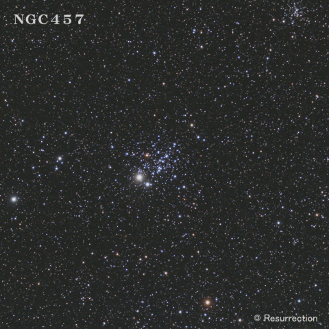 NGC457 E.T.星団