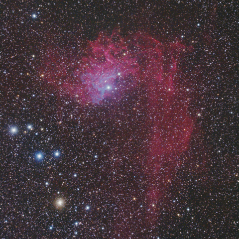 IC405　まがたま星雲