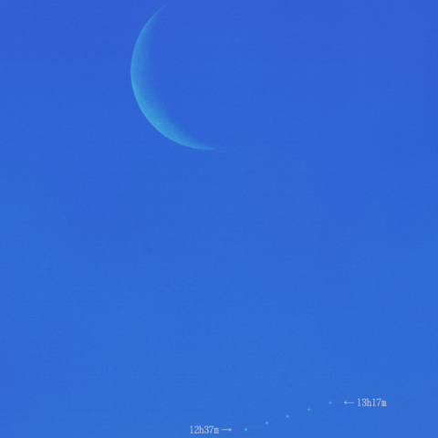 月と木星の接近