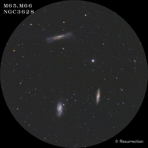 M65, M66, NGC3628