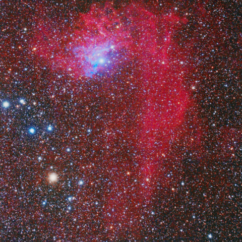 IC405　まがたま星雲