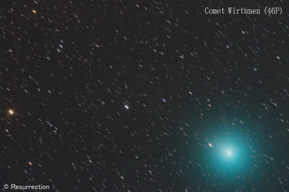 532 ウィルタネン彗星 46p 12 7 By Resurrection 天体写真ギャラリー