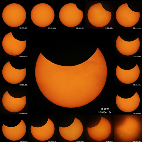 部分日食 1/6