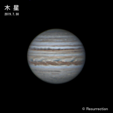 木星 2019.7.30