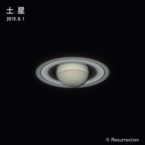 土星 2019.8.1