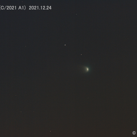 レナード彗星 (C/2021 A1)  2021.12.24　①