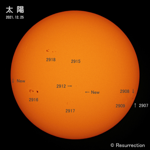 太陽 2021.12.25