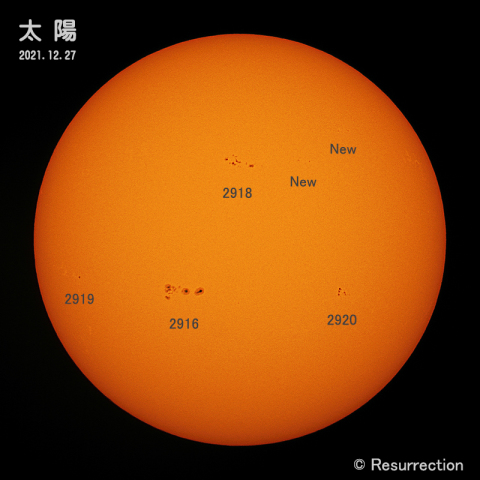 太陽 2021.12.27