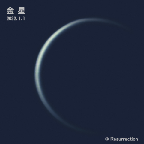 金星 2022.1.1