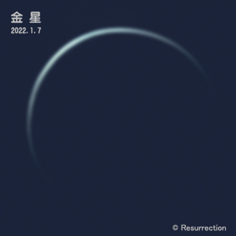 金星 2022.1.7