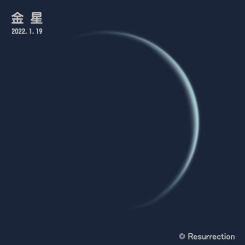 金星 2022.1.19