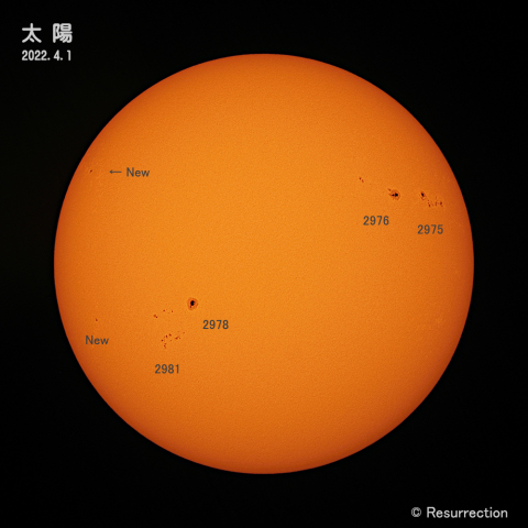 太陽 2022.4.1