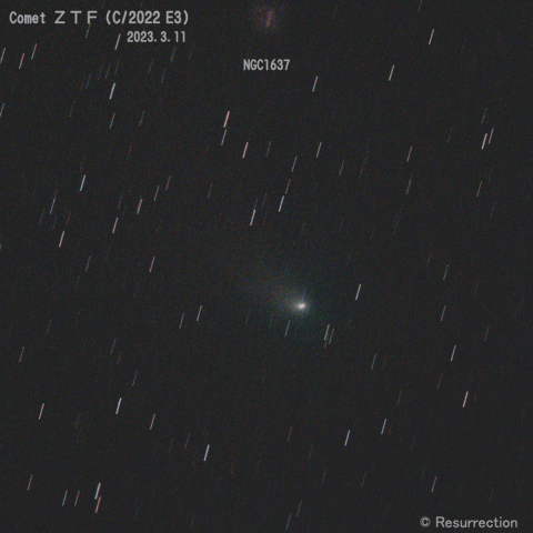 ZTF彗星 (C/2022 E3) 2023.3.11
